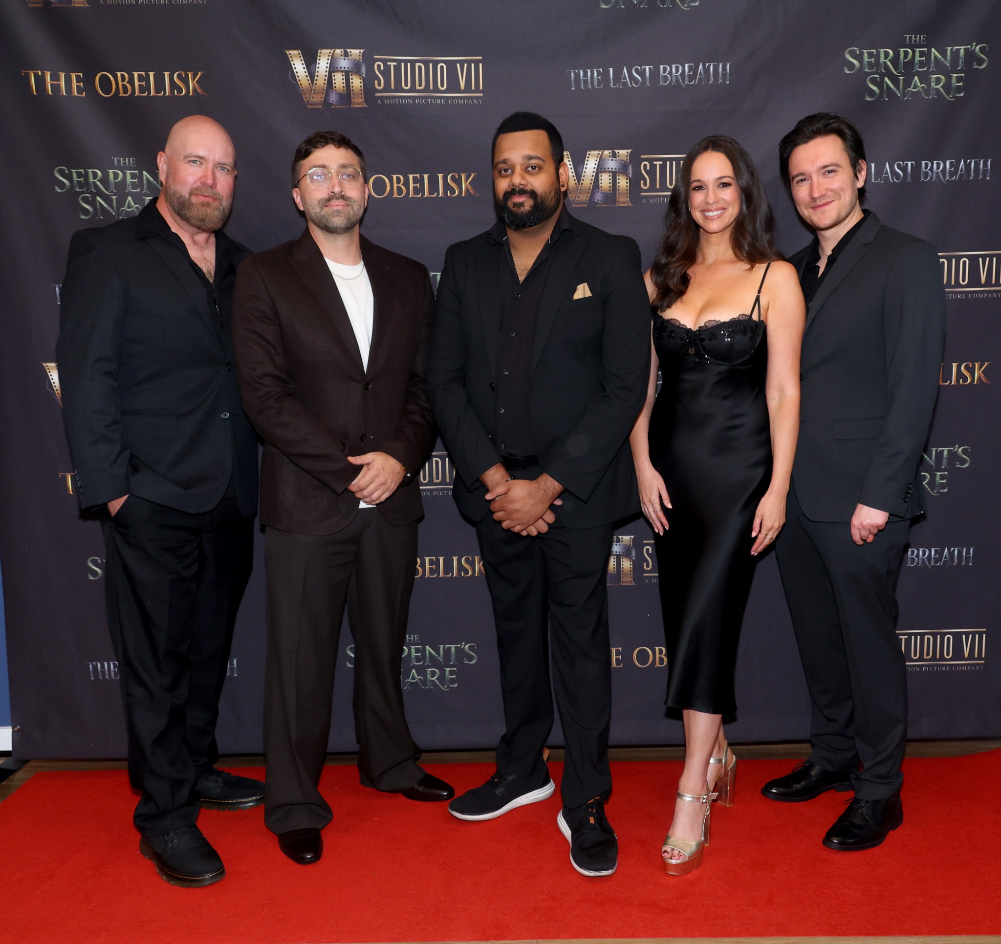 Adrian Honner, Andrew Johnston, Neil Karunatilaka, Kayla Swift and Eddie Davies at the Studio VII private first-look presentation
